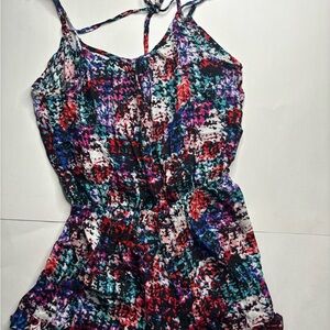 Copper Key Colorful Patterned Jumpsuit